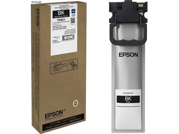 Для струйных принтеров Epson Картридж Epson C13T945140 T9451